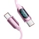 Toocki TXCTT1- XX04-B2 USB-C to USB-C cable, 2m, FC 100W (pink)