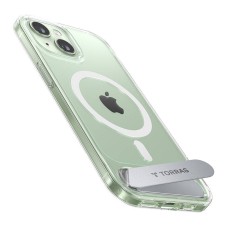 Torras telefono dėklas UPRO Pstand skirtas iPhone 15 (skaidrus