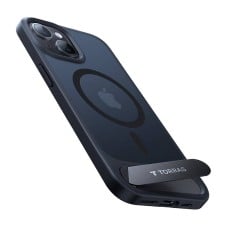 Torras UPRO stovo dėklas, skirtas iPhone 15 Pro Max (juodas)