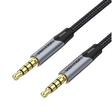 TRRS 3.5mm Male to Male Aux Cable 2m Vention BAQHH Gray