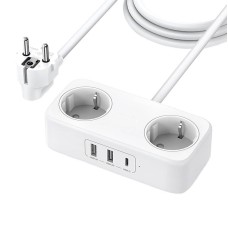 UGREEN DigiNest 30 W tinklo įkroviklis, 2x USB, 1x USB-C (baltas)