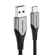 USB 2.0 A to USB-C 3A Cable Vention CODHF 1m Gray