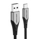 USB 2.0 A į USB-C 3A kabelio ventiliacija CODHG 1.5 m pilka