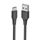 USB 2.0 A to USB-C 3A Cable Vention CTHBF 1m Black