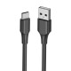 USB 2.0 A to USB-C 3A cable 0.25m Vention CTHBC black