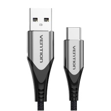 USB 2.0 A į USB-C 3A laidas 0.25 m Ventiliacijos CODHC pilka