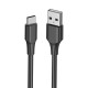 USB 2.0 A to USB-C 3A cable 0.5m Vention CTHBD black