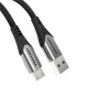 USB 2.0 A to Micro-B 3A cable 0.25m Vention COAHC gray