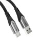 USB 2.0 A to Micro-B 3A cable 0.5m Vention COAHD gray