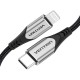 USB 2.0 to Lightning Cable Vention TACHH 2m Gray