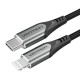 USB 2.0 to Lightning Cable Vention TACHH 2m Gray