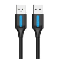 USB 2.0 kabelis Ventiliacija COJBF 1m juodas PVC