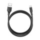 USB 2.0 Male to Micro-B Male 2A 0.5m Vention CTIBD (black)