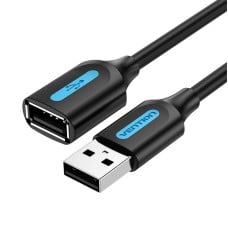 USB 2.0 kištukinis ilginamasis kabelis Vėdinimas CBIBI 3m juodas PVC