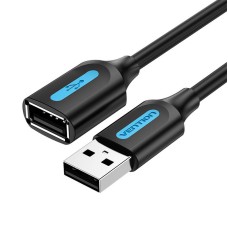 USB 2.0 kištukinis ilginamasis kabelis Vėdinimo CBIBJ 5m juodas PVC