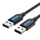 Vention USB 2.0 cable 2A 0.5m PVC - Black