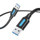 USB 3.0 kabelis Ventiliacija CONBD 0.5 m juodas PVC