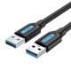 USB 3.0 kabelis Ventiliacija CONBD 0.5 m juodas PVC