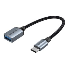 USB 3.0 kištukinis USB lizdas OTG kabelis 0.15 m ventiliacija CCXHB (pilkas)