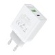 USB(A+C) Wall Charger Vention FBBW0-EU (18W/20W) White