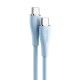 USB-C 2.0 to USB-C 5A Cable Vention TAWSF 1m Light Blue Silicone