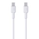 USB-C to USB-C Cable Aukey CB-NCC2, 60W, 1.8m (white)