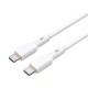 USB-C to USB-C Cable Aukey CB-SCC102, 100W, 1.8m (white)