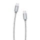 USB-C to USB-C cable Dudao L5ProC PD 45W, 1m (gray)