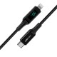 Cable USB-C to Lightning Acefast C6-01, 1.2m (black)