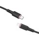 USB-C laidas prie Lightining Acefast C2-01 1.2 m (juodas)