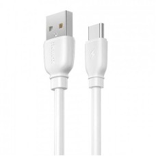 USB-C laidas Remax Suji Pro, 2.4A, 1m (baltas)