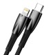 USB-C cable for Lightning Baseus Glimmer Series, 20W, 1m (Black)