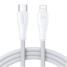 USB-C Lightning 20 W 0.25 m kabelis Joyroom S-CL020A11 (biły)