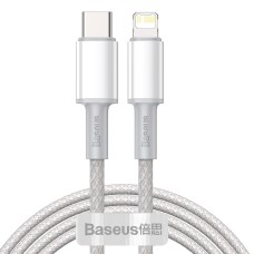 Baseus USB-C – Lightning laidas 20W PD 2m – Baltas