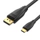 Vention USB-C - DisplayPort 8K HD cable 2m - Black