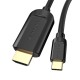 USB-C to HDMI, Vention CGUBG, 1.5m (black)