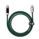 Baseus Display USB-C - USB-C cable 100W 2m - Green