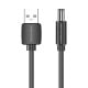 USB to DC 5.5mm Power Cable 1m Vention CEYBF (black)