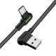 USB į USB-C laidas Mcdodo CA-5280 LED, 1.2 m (juodas)