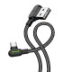 USB į USB-C laidas Mcdodo CA-5280 LED, 1.8 m (juodas)