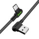 USB į USB-C laidas Mcdodo CA-5280 LED, 1.8 m (juodas)