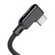 USB į USB-C laidas, Mcdodo CA-7310, kampinis, 1.8 m (juodas)