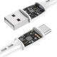 Vipfan USB - USB-C cable Racing X05 3A 3m - White