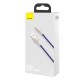 Baseus Cafule USB - Lightning cable 2.4A 2m - Purple