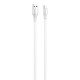 Cable USB to USB-C LDNIO LS553, 2.1A, 2m (white)