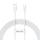 Cable USB do USB-C Baseus Superior 100W 2m (white)