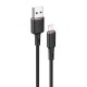 Cable USB to Lightining Acefast C2-02 1.2m (black)