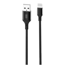 USB laidas prie Lightning XO NB143, 1m (juodas)