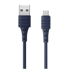 USB Micro Remax Zeron laidas, 1m, 2.4A (mėlynas)