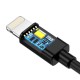 USB to Lightning cable Choetech IP0026.1.2m (black)